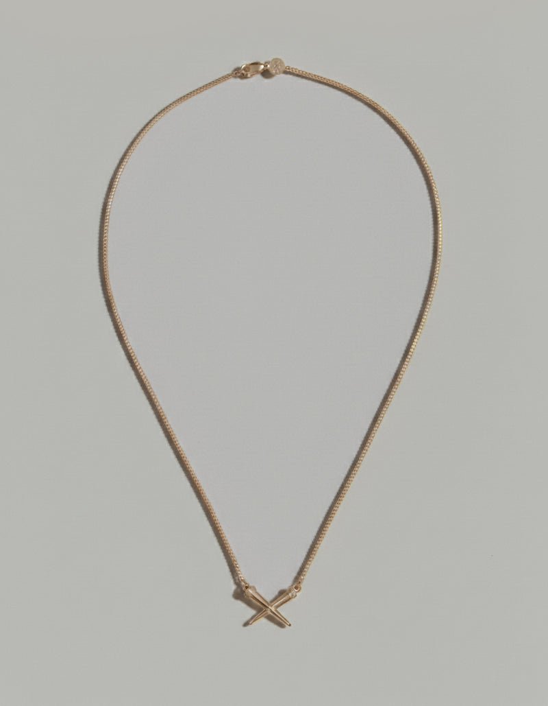 guardian necklace | 18ct gold cross necklace