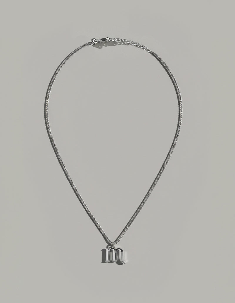 initial pendant | 925 sterling silver alphabet necklace
