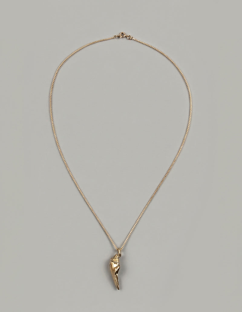 vampire's kiss pendant | 18ct gold fang tooth necklace