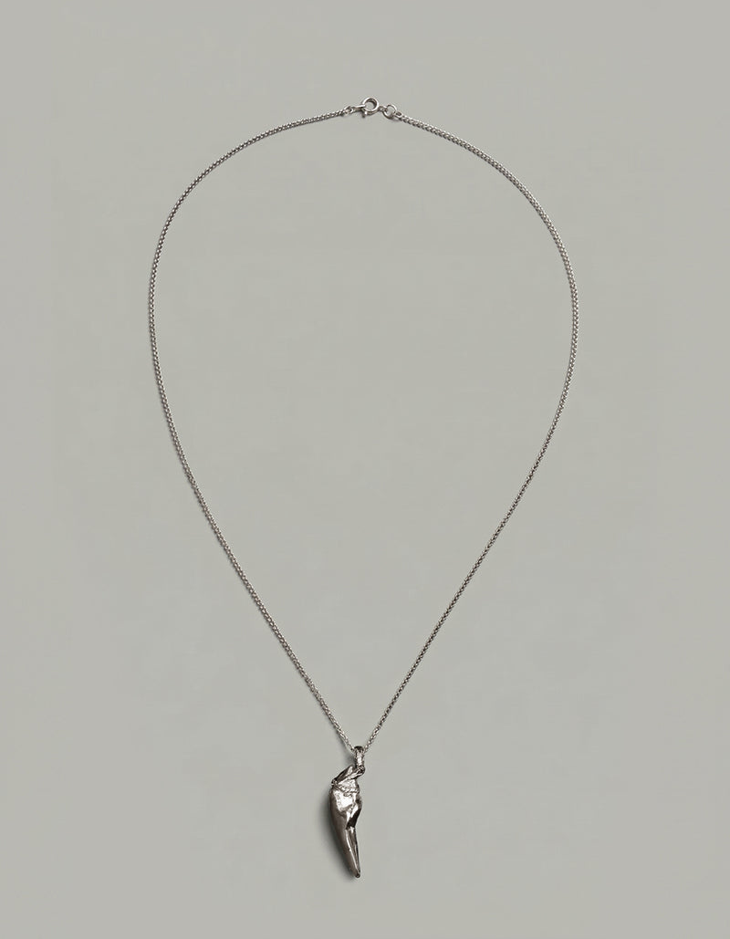 vampire's kiss pendant | 925 sterling silver fang tooth necklace